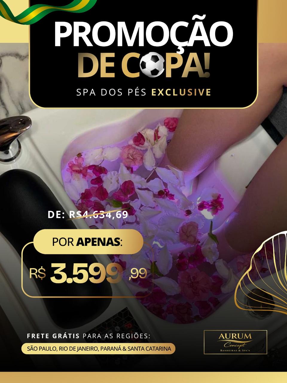 SPA DOS PÉS EXCLUSIVE AURUM CONCEPT