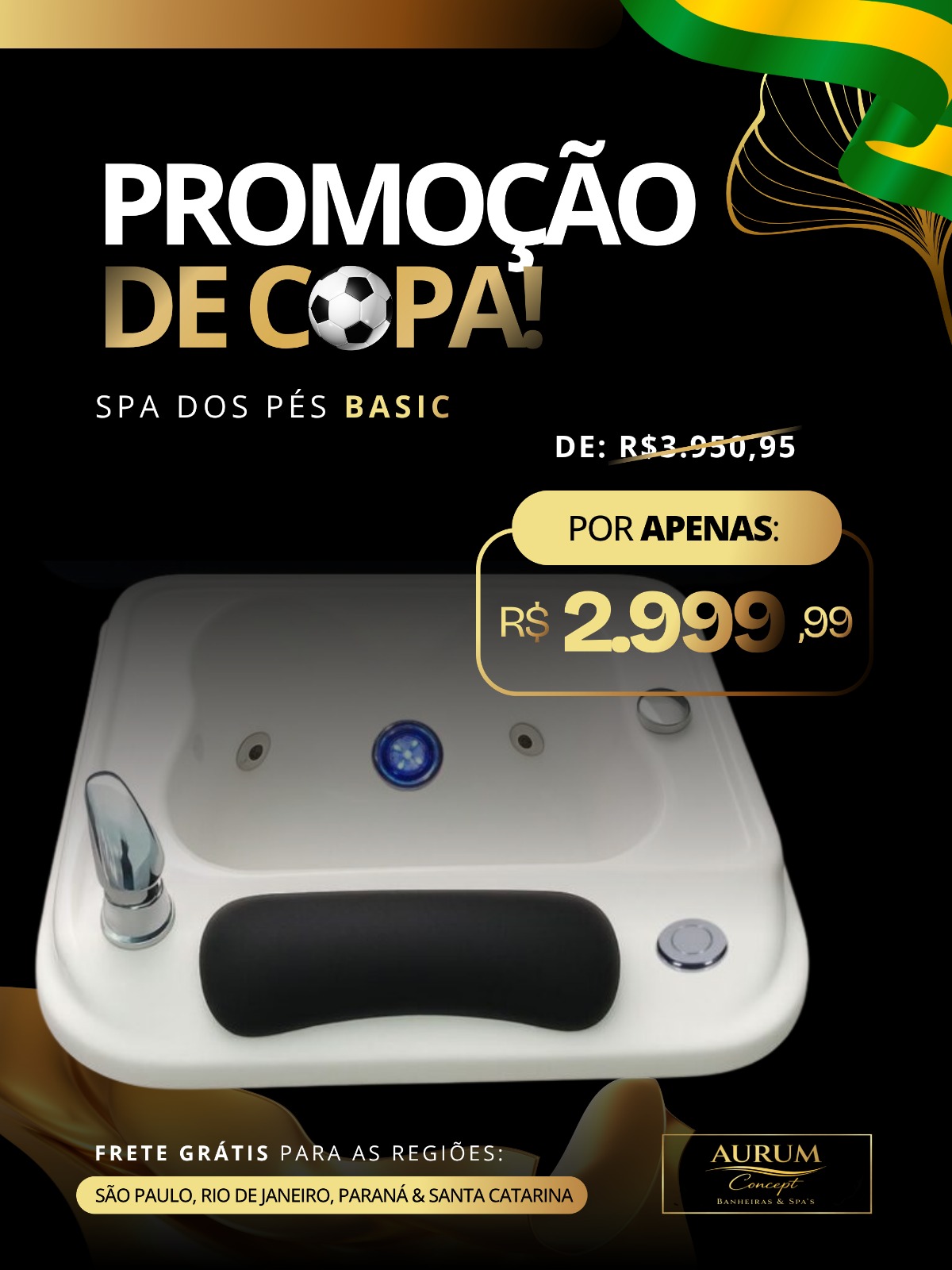 SPA DOS PÉS BASIC AURUM CONCEPT