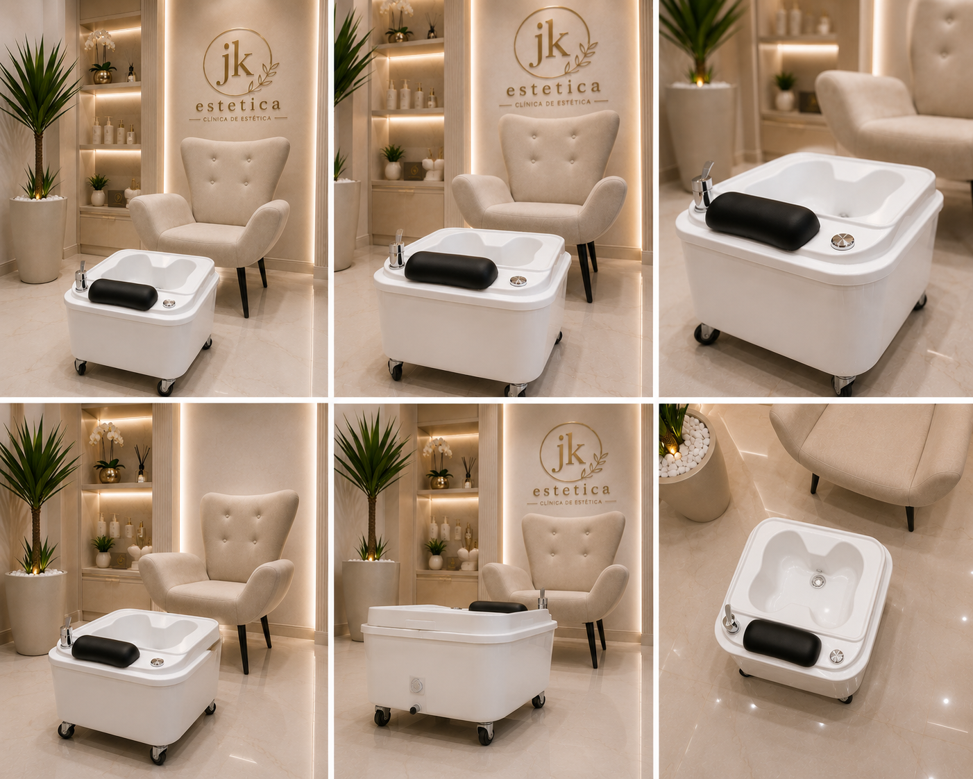 SPA DOS PÉS AURUM COM CAIXA E RODINHAS - Imagem 2